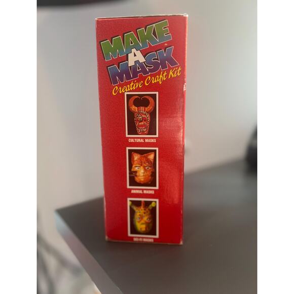 Vintage 1988 Educational Insights Make A Mask Creative Kraft Kit - Picture 4 of 7
